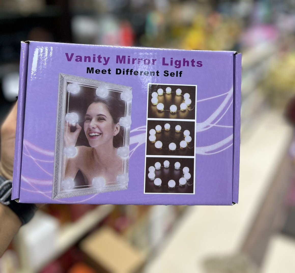 Vanity Mirror Fill 10Pc Light Bulb | Changeable Luminance 3 Colors LED USB String Dimmable Vanity Light - Image 5