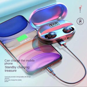 T2 TWS Wireless Earbuds Bluetooth 5.1 with LED Indicator, Type-C...