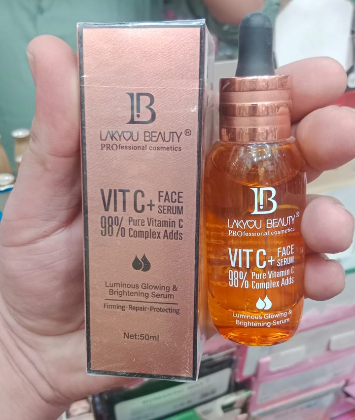 Lakyou Beauty Vitamin C Face Serum – 98% Pure Vitamin C Complex for Luminous Glow, Brightening, Firming & Repairing, 50ml - Image 5
