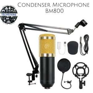 3.1 Professional Condenser Microphone - Podcast Mic Set...