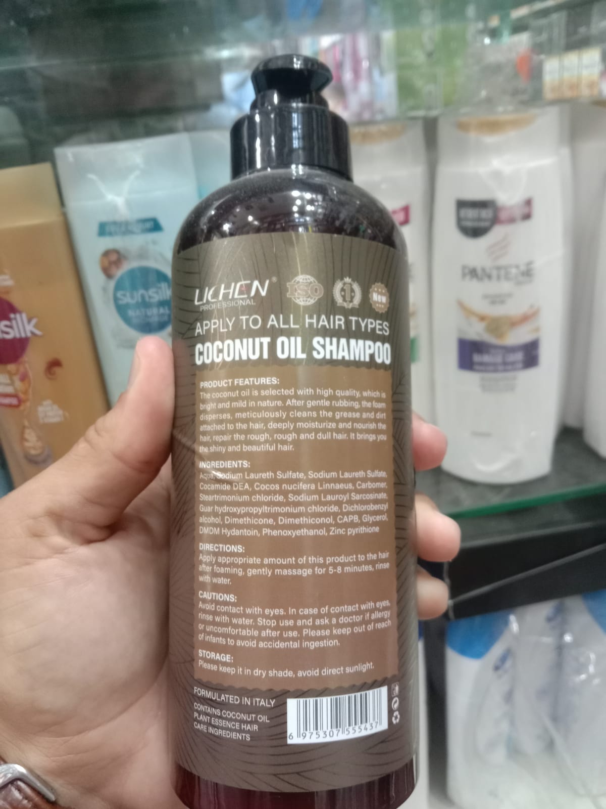 Lichen Hair Shampoo - Lichen Coconut Oil Shampoo, Sulfate Free, Paraben Free, Silicone Free, Color Safe, and Vegan Hair Shampoo - 500 ml - Image 5