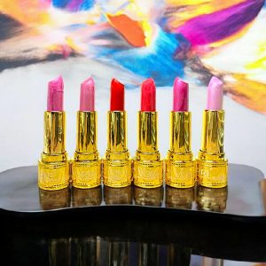 6 Pcs High Pigmented Velvet Matte Lipstick Set – Long-Lasting...