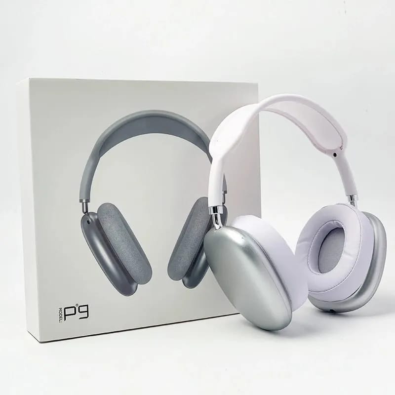 P9 Wireless Bluetooth 5.0 Over-Ear Headphones | HiFi Stereo Deep Bass | Built-in Mic | AUX & TF Card Support - Image 3