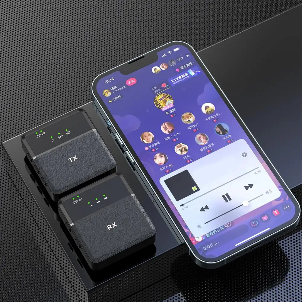 SX9 Wireless Microphone For Android, PC, Laptop, Tablet & Camera | 360° Noise Reduction HD | Long Battery Life Vlog & Live Recording Mic - Image 3