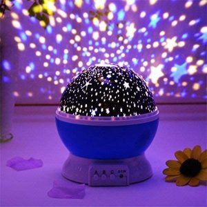 Night Light Star Lamp Starry Sky Projector | 360° Rotating LED...