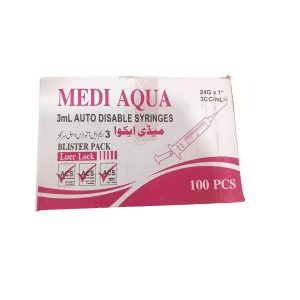 Medi Aqua 3cc Syringes – Precision, Safety & Comfort for...