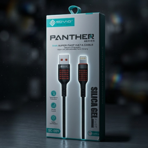 SOVO SC-009 Panther Series iPhone Data Cable – Super Fast...
