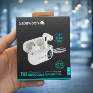Sabawoon ST36 TWS Wireless Earbuds Bluetooth 5.4 with ENC &...