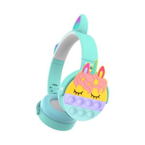 CT-950 Unicorn Bluetooth Headphones | A-POP It Colorful Cat Ear...