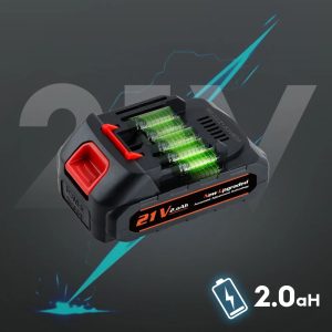 Universal 21V Lithium-Ion Battery Pack for Cordless Power Tools...