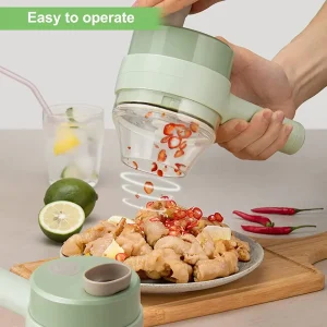 Electric Handheld Vegetable Cutter Slicer Multifunctional Food...