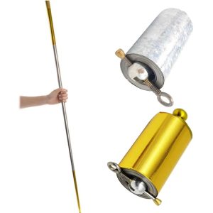 Professional Metal Appearing Cane for Magic Tricks - Portable...