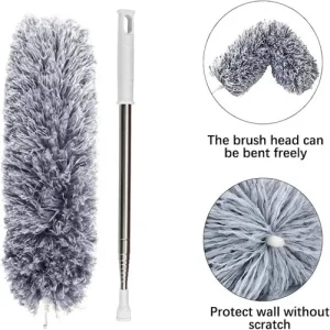 Extendable Telescope Microfiber Duster Long Handle For Cleaning...