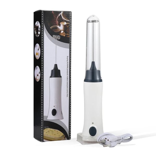 Rechargeable Electric Coffee Frother & Milk Beater – Handheld Foam Maker with Stainless Steel Whisk, USB Charging, and Powerful Motor - Image 3
