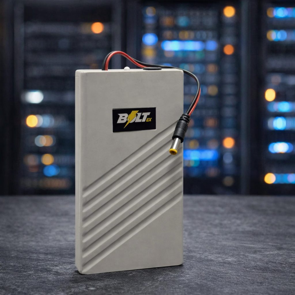 Bolt/ex 12V Router Power Bank on / off Button– High-Performance UPS for Non-Stop Internet (3-4 Hours Backup) - 20000Mah Battery - Image 4