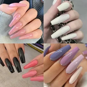 576 pcs nails with box ,Reusable Artificial nails, 24 different...